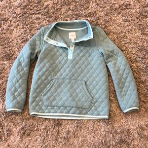 Girls quilted sweatshirt.  Cat and Jack.